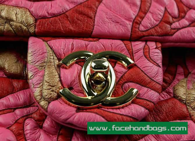 Chanel 2.55 Rose Handbag 50135 Gold Hardware-Pink Gold